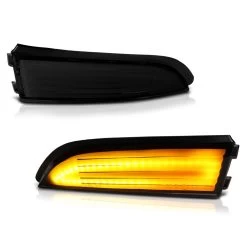 2011-2019 Ford Fiesta Sequential Amber LED Side Mirror Light - Smoked