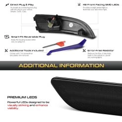 2011-2019 Ford Fiesta Sequential Amber LED Side Mirror Light - Smoked 15 2011-2019 Ford Fiesta Sequential Amber LED Side Mirror Light - Smoked -Professional Auto Parts Store 2011 2019 ford fiesta sequential amber led side mirror light smoked 25