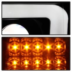 2013-2014 Ford F150 [Factory HID Model] LED Turn Signal / LED Projector Headlights - Black -Professional Auto Parts Store 2013 2014 ford f150 hid type upgrade led turn built in led projector headlights black 111