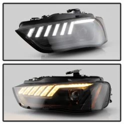 Spyder 2013-2016 Audi A4/S4 [Halogen Models] Signature Series Projector Headlights W/ LED DRL & Switchback Sequential Turn Signals - Black -Professional Auto Parts Store 2013 2016 audi a4 s4 halogen models signature series projector headlights w led drl switchback sequential turn signals black 58