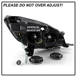 2013-2016 Ford Escape [Halogen Model] LED Light Tube Black Projector Headlights -Professional Auto Parts Store 2013 2016 ford escape halogen model led light tube black projector headlights 106