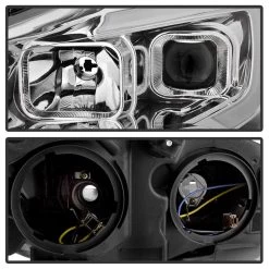 2013-2016 Ford Escape [Halogen Model] LED Light Tube Chrome Projector Headlights -Professional Auto Parts Store 2013 2016 ford escape halogen model led light tube chrome projector headlights 115