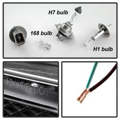 2013-2016 Ford Escape [Halogen Model] LED Light Tube Chrome Projector Headlights -Professional Auto Parts Store 2013 2016 ford escape halogen model led light tube chrome projector headlights 121