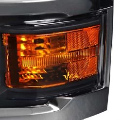 2014-15 Chevy Silverado 1500 Replacement Crystal Headlights - Black 14 2014-15 Chevy Silverado 1500 Replacement Crystal Headlights - Black -Professional Auto Parts Store 2014 2016 chevy silverado 1500 2500 3500 hd replacement crystal headlights black 140