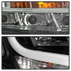 2015-2020 Chevy Tahoe / Suburban [Halogen Model] LED DRL Projector Headlights - Black -Professional Auto Parts Store 2015 17 chevy tahoe suburban halogen model led drl projector headlights black 160