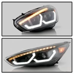 2015-2018 Ford Focus Sequential Turn Signal LED DRL Projector Headlights - Set Black Housing 15 2015-2018 Ford Focus Sequential Turn Signal LED DRL Projector Headlights - Set Black Housing -Professional Auto Parts Store 2015 2018 ford focus sequential turn signal led drl projector headlights set black housing 92