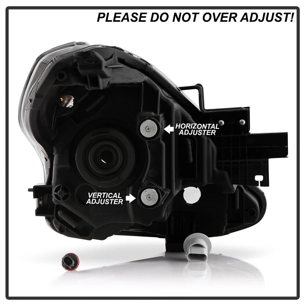 2015-2019 Nissan Versa OE-Style Reflector Driver Side Headlight - Chrome Housing 9 2015-2019 Nissan Versa OE-Style Reflector Driver Side Headlight - Chrome Housing - Image 7