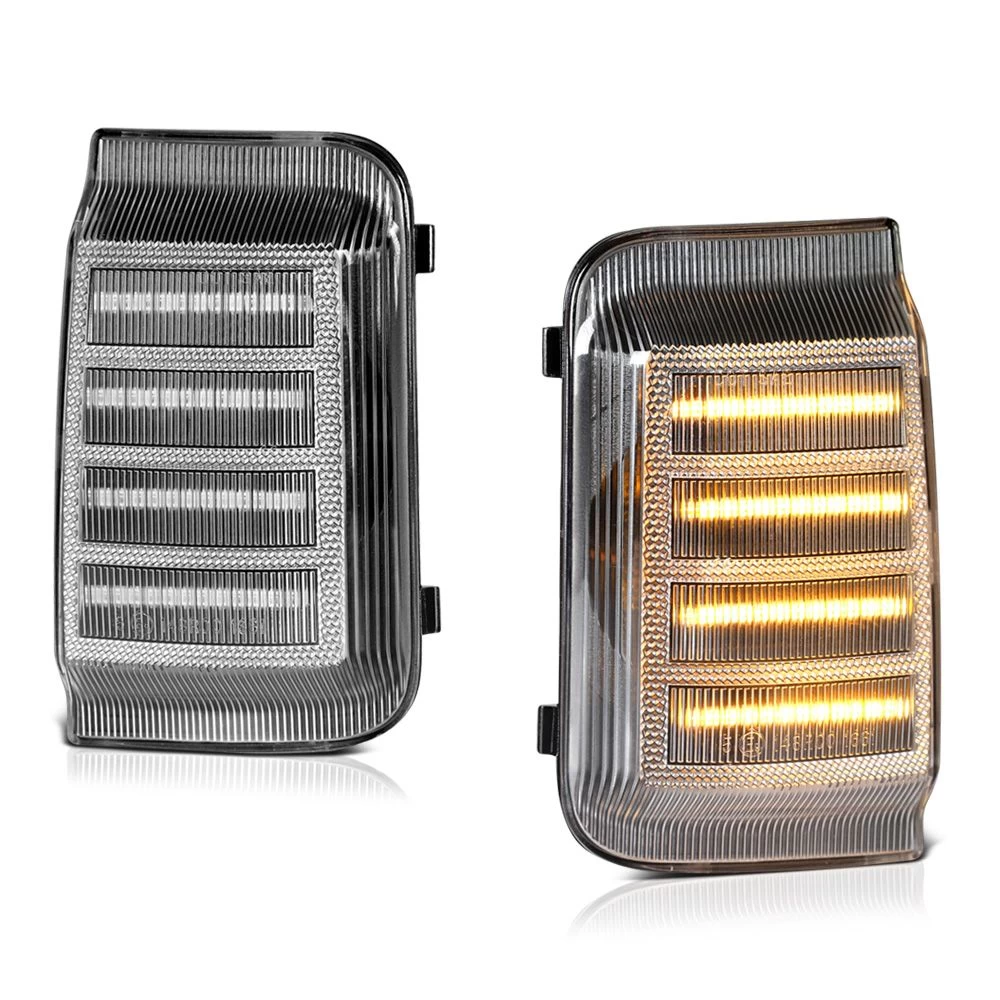 2015-2022 Ram ProMaster Sequential LED Side Mirror Lights - Clear 3 2015-2022 Ram ProMaster Sequential LED Side Mirror Lights - Clear