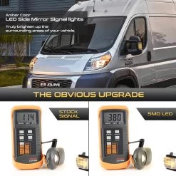 2015-2022 Ram ProMaster Sequential LED Side Mirror Lights - Clear 13 2015-2022 Ram ProMaster Sequential LED Side Mirror Lights - Clear -Professional Auto Parts Store 2015 2022 ram promaster sequential led side mirror lights clear 19