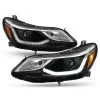 Spyder 2016-2018 Chevrolet Cruze [Halogen Model] Projector Headlights W/ LED DRL -Professional Auto Parts Store 2016 2018 chevrolet cruze halogen model projector headlights w led drl 45