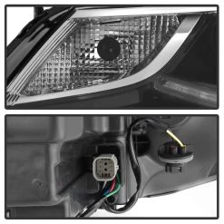 Spyder 2016-2018 Chevrolet Cruze [Halogen Model] Projector Headlights W/ LED DRL -Professional Auto Parts Store 2016 2018 chevrolet cruze halogen model projector headlights w led drl 60