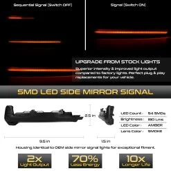 2016-2022 Audi TT TTS Quattro Sequential LED Mirror Smoke Turn Signal Lights - Smoked Lens 11 2016-2022 Audi TT TTS Quattro Sequential LED Mirror Smoke Turn Signal Lights - Smoked Lens -Professional Auto Parts Store 2016 2022 audi tt tts quattro sequential led mirror smoke turn signal lights smoked lens 16