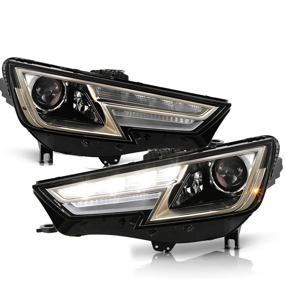 Spyder 2017-2019 Audi A4 HID/Xenon LED DRL Projector Headlight - Set 3 Spyder 2017-2019 Audi A4 HID/Xenon LED DRL Projector Headlight - Set