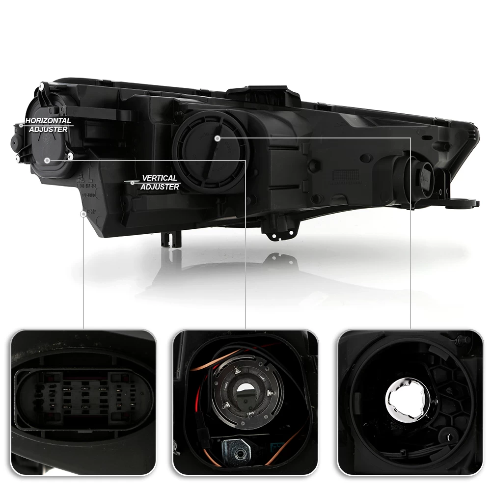 Spyder 2017-2019 Audi A4 HID/Xenon LED DRL Projector Headlight - Set 5 Spyder 2017-2019 Audi A4 HID/Xenon LED DRL Projector Headlight - Set - Image 3