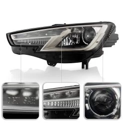 Spyder 2017-2019 Audi A4 HID/Xenon LED DRL Projector Headlight - Set 14 Spyder 2017-2019 Audi A4 HID/Xenon LED DRL Projector Headlight - Set -Professional Auto Parts Store 2017 2019 audi a4 hid xenon led drl projector headlight set 52