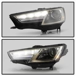 Spyder 2017-2019 Audi A4 HID/Xenon LED DRL Projector Headlight - Set 15 Spyder 2017-2019 Audi A4 HID/Xenon LED DRL Projector Headlight - Set -Professional Auto Parts Store 2017 2019 audi a4 hid xenon led drl projector headlight set 55