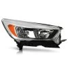 2017-2019 Ford Escape [Halogen] W/o LED DRL Chrome Headlights Passenger Side - Right -Professional Auto Parts Store 2017 2019 ford escape halogen w o led drl chrome headlights passenger side right 40