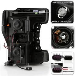 2017-2019 Ford F250 F350 SD Chrome Dual LED Tube Projector Headlights 13 2017-2019 Ford F250 F350 SD Chrome Dual LED Tube Projector Headlights -Professional Auto Parts Store 2017 2019 ford f250 f350 sd chrome dual led tube projector headlights 46