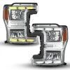 2017-2020 Ford F250-F550 Dynamic LED DRL + Turn Signal Headlights - Chrome Housing -Professional Auto Parts Store 2017 2020 ford f250 f550 dynamic led drl turn signal headlights chrome housing 77