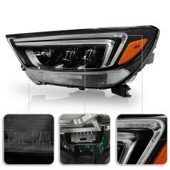 Spyder 2017-2022 Buick Encore [Halogen Model] ED DRL W/ Switchback Turn Signal Reflector Headlight - Right Right Side -Professional Auto Parts Store 2017 2022 buick encore halogen model ed drl w switchback turn signal reflector headlight right right side 101