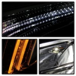 Spyder 2018-2019 Cadillac XTS LED DRL Switchback Signal Projector Headlights Headlamps -Professional Auto Parts Store 2018 2019 cadillac xts led drl switchback signal projector headlights headlamps 118