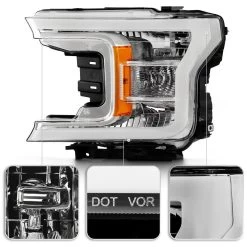 Spyder 2018-2020 Ford F150 LED Tube Switchback Signal Headlights - Chrome Housing 14 Spyder 2018-2020 Ford F150 LED Tube Switchback Signal Headlights - Chrome Housing -Professional Auto Parts Store 2018 2020 ford f150 led tube switchback signal headlights chrome housing 84