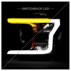 Spyder 2018-2020 Ford F150 LED Tube Switchback Signal Headlights - Chrome Housing 16 Spyder 2018-2020 Ford F150 LED Tube Switchback Signal Headlights - Chrome Housing -Professional Auto Parts Store 2018 2020 ford f150 led tube switchback signal headlights chrome housing 90