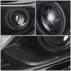 2018-2021 Chevy Equinox LED DRL Projector Headlights - Black Housing Clear Corner -Professional Auto Parts Store 2018 2021 chevy equinox led drl projector headlights black housing clear corner 57