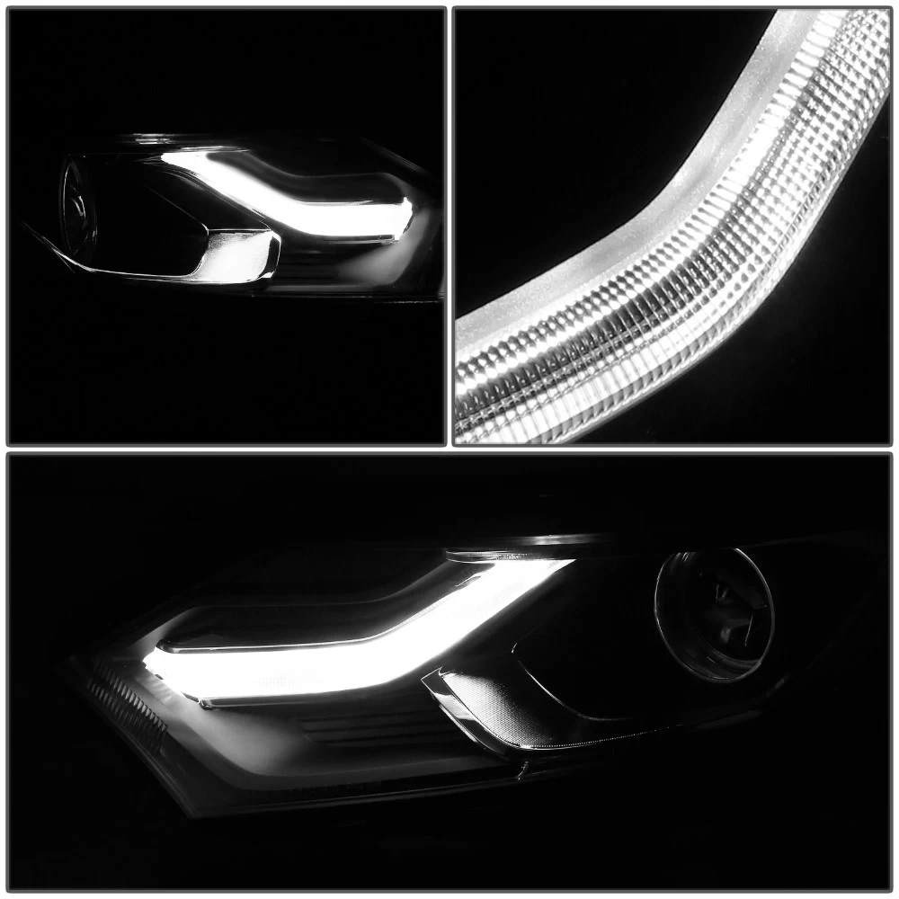 2018-2021 Chevy Equinox LED DRL Projector Headlights - Smoked Housing Clear Corner 5 2018-2021 Chevy Equinox LED DRL Projector Headlights - Smoked Housing Clear Corner - Image 3