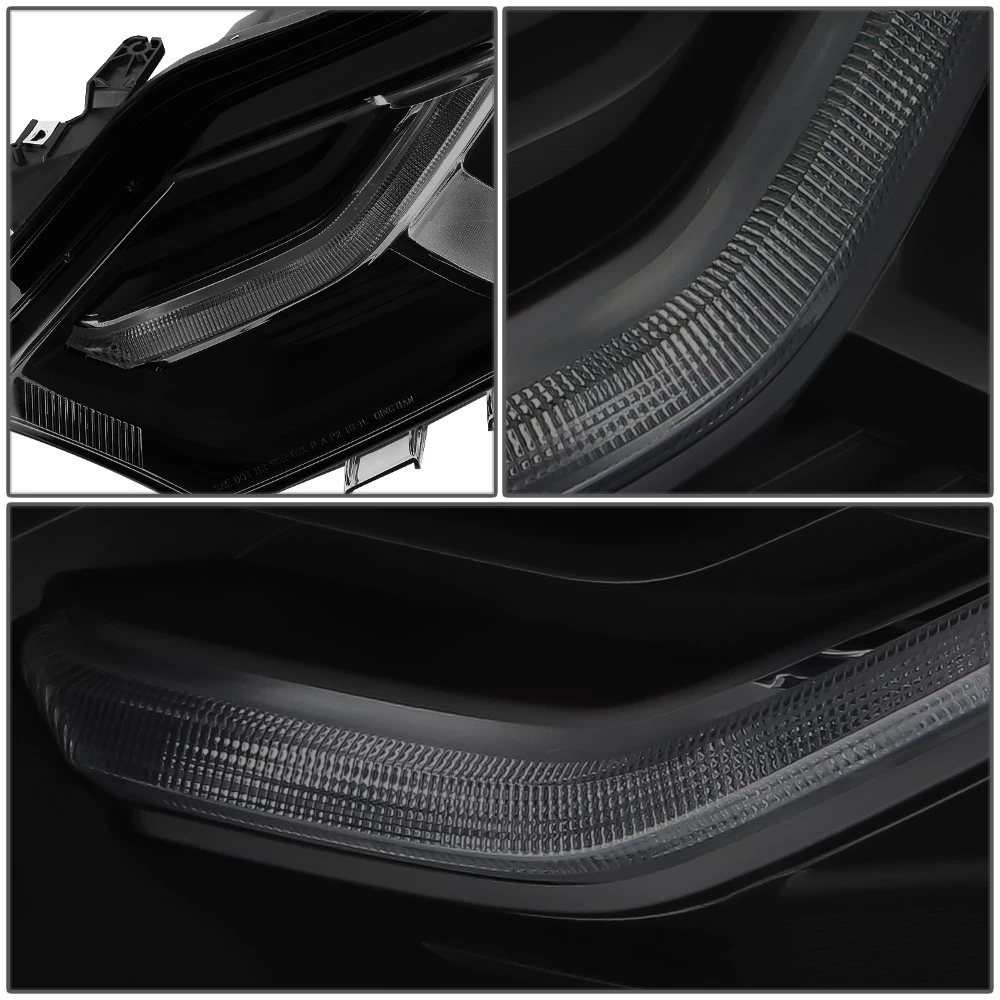 2018-2021 Chevy Equinox LED DRL Projector Headlights - Smoked Housing Clear Corner 6 2018-2021 Chevy Equinox LED DRL Projector Headlights - Smoked Housing Clear Corner - Image 4