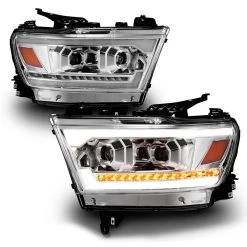 2019-2022 Dodge RAM 1500 G2 Full LED Projector Headlights - Chrome