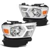 2019-2022 Dodge Ram 1500 Halogen Reflector Headlights W/ LED DRL Strip - Chrome Housing 2 2019-2022 Dodge Ram 1500 Halogen Reflector Headlights W/ LED DRL Strip - Chrome Housing -Professional Auto Parts Store 2019 2021 dodge ram 1500 halogen reflector headlights w led drl strip chrome housing 84