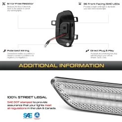 2019-2022 Chevy Silverado / GMC Sierra 1500 LED Side Mirror Task Light Spot 14 2019-2022 Chevy Silverado / GMC Sierra 1500 LED Side Mirror Task Light Spot -Professional Auto Parts Store 2019 2022 chevy silverado gmc sierra 1500 led side mirror task light spot 18