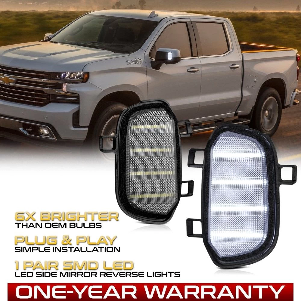 2019-2022 Chevy Silverado / GMC Sierra 1500 LED Side Mirror Task Light Spot 4 2019-2022 Chevy Silverado / GMC Sierra 1500 LED Side Mirror Task Light Spot - Image 2