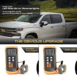 2019-2022 Chevy Silverado / GMC Sierra 1500 LED Side Mirror Task Light Spot Smoked Lens 12 2019-2022 Chevy Silverado / GMC Sierra 1500 LED Side Mirror Task Light Spot Smoked Lens -Professional Auto Parts Store 2019 2022 chevy silverado gmc sierra 1500 led side mirror task light spot smoked lens 13