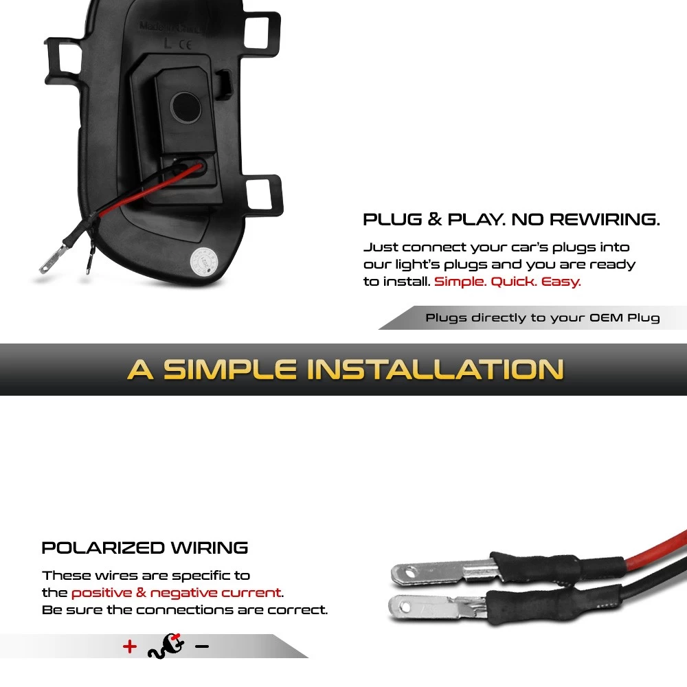 2019-2022 Chevy Silverado / GMC Sierra 1500 LED Side Mirror Task Light Spot Smoked Lens 7 2019-2022 Chevy Silverado / GMC Sierra 1500 LED Side Mirror Task Light Spot Smoked Lens - Image 5