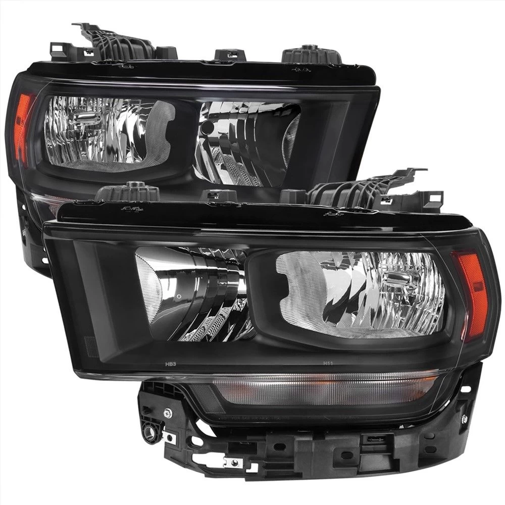 2019-2022 Dodge Ram 2500|3500 Crystal Replacement Headlights - Black Housing 3 2019-2022 Dodge Ram 2500|3500 Crystal Replacement Headlights - Black Housing