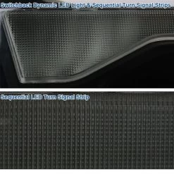 2019-2022 Ram 2500 3500 Dual Projector Headlight Sequential Signal LED Strip - Smoked -Professional Auto Parts Store 2019 2022 ram 2500 3500 dual projector headlight sequential signal led strip smoked 79