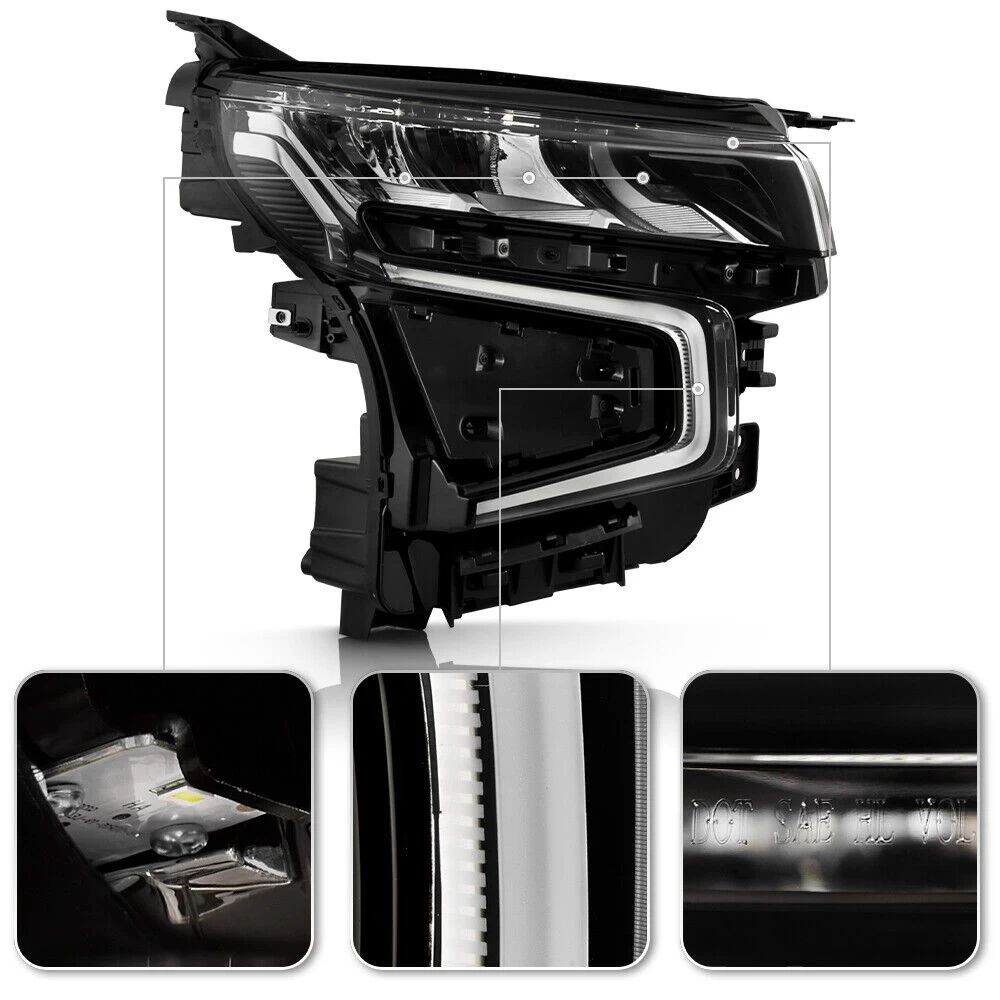 Spyder 2021-2023 Chevy Tahoe/Suburban Full LED Headlight - Passenger Side 6 Spyder 2021-2023 Chevy Tahoe/Suburban Full LED Headlight - Passenger Side - Image 4