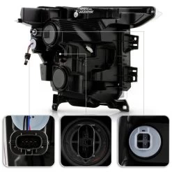 2021-2023 Ford F150 Chrome Full LED Projector Headlights W/ Sequential Signal -Professional Auto Parts Store 2021 2023 ford f150 chrome full led projector headlights w sequential signal 17