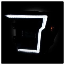 2021-2023 Ford F150 [Halogen Models] LED Tube Dual Projector Headlight - Black Housing Clear Lens -Professional Auto Parts Store 2021 2023 ford f150 halogen models led tube dual projector headlight black housing clear lens 96