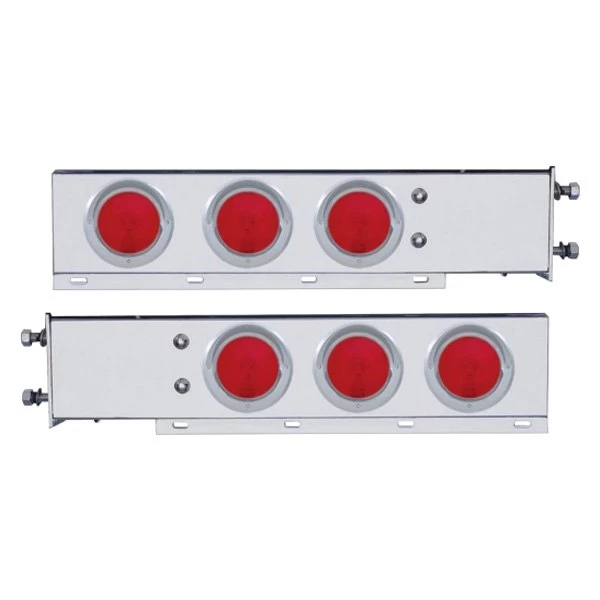 United Pacific® 22240 - 3-3/4" Bolt Pattern Deluxe 3 3/4" Bolt Pattern Deluxe Stainless Spring Loaded Light Bar W/ Six 4" Lights & Visors Spring Loaded Light Bar With Six 4" Lights And Visors 3 United Pacific® 22240 - 3-3/4" Bolt Pattern Deluxe 3 3/4" Bolt Pattern Deluxe Stainless Spring Loaded Light Bar W/ Six 4" Lights & Visors Spring Loaded Light Bar With Six 4" Lights And Visors