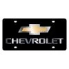 Eurosport Daytona® 2302N-1 - GM Lazertag Black License Plate With Gold / Silver / Black Chevrolet New Logo And Emblem 1 Eurosport Daytona® 2302N-1 - GM Lazertag Black License Plate With Gold / Silver / Black Chevrolet New Logo And Emblem -Professional Auto Parts Store 2302n 1