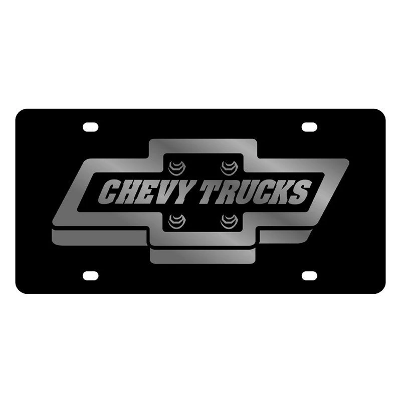 Eurosport Daytona® - GM License Plate With Style 2 Chevy Trucks Logo And Emblem 5 Eurosport Daytona® - GM License Plate With Style 2 Chevy Trucks Logo And Emblem - Image 3