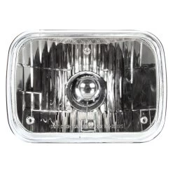 Truck-Lite® 27009 - 7x6" Rectangular Chrome Euro Headlight