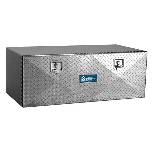 Merritt Aluminum® 290 - Single Door Underbody Tool Box With Diamond Plate Door 3 Merritt Aluminum® 290 - Single Door Underbody Tool Box With Diamond Plate Door