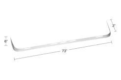 United Pacific® 29141 - Sunvisor Extension Strip -Professional Auto Parts Store 29141 scheme