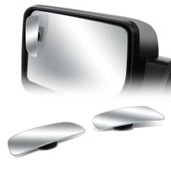 3-5/8-inch W X 1-3/8-inch H Rectangle Convex Back/Rear Tow Side View Blind Spot Mirror