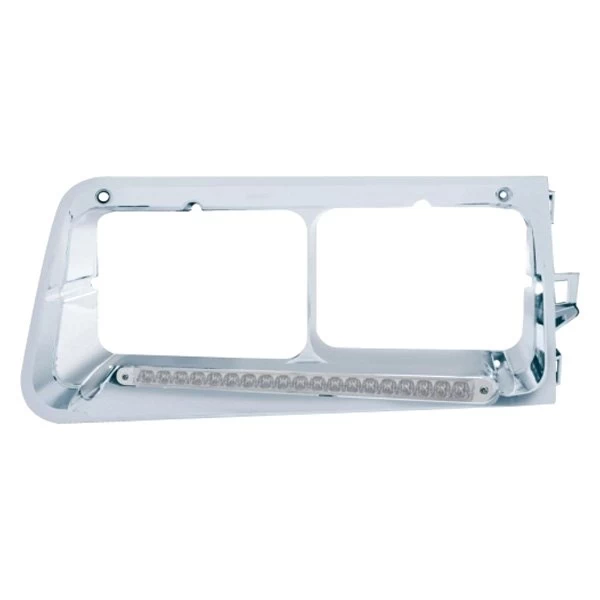 United Pacific® 32487 - 19 LED Chrome Driver Side Headlight Bezel 3 United Pacific® 32487 - 19 LED Chrome Driver Side Headlight Bezel