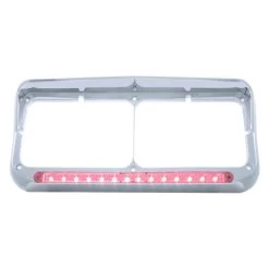 United Pacific® 32576 - 14 LED Rectangular Dual Headlight Bezel